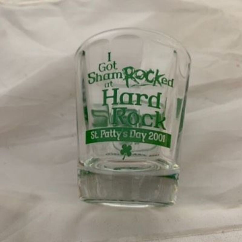 Hard Rock Cafe San Francisco St. Patty’s Day 2001 Shot Glass